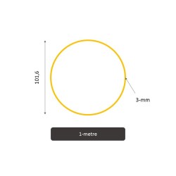 Tube rond acier diametre 100, 40 et 50, 25 mm longueur 3m et sur mesure