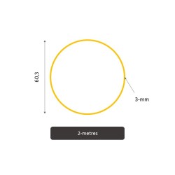 Tube rond acier diametre 100, 40 et 50, 25 mm longueur 3m et sur mesure