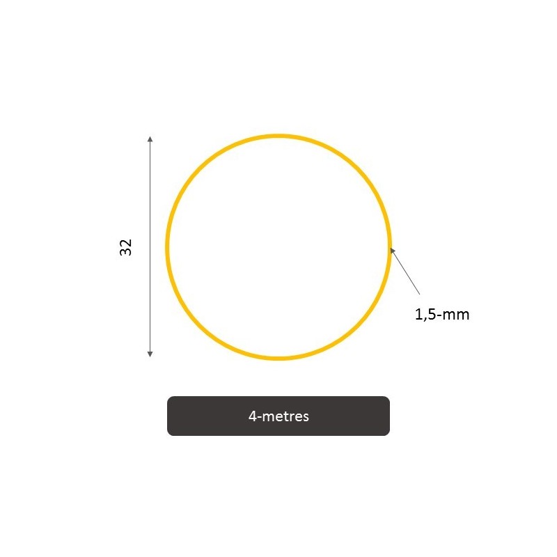 Tube acier rond sur mesure — configurez votre diamètre et longueur ...