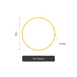 Tube rond acier diametre 100, 40 et 50, 25 mm longueur 3m et sur mesure