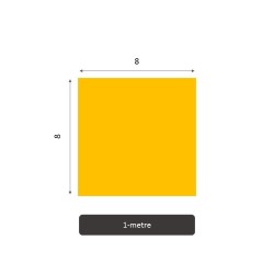 Profilé carré laminé en acier S235 - 1 à 3 mètres