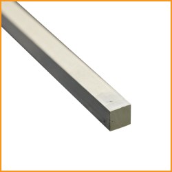 Fer carré alu 12×12 mm Fer carré aluminium|Leroidufer SARL