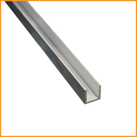 Profilé u aluminium 20×40 mm