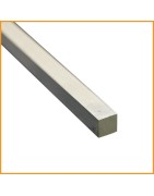  Fer carré aluminium  Leroidufer SARL  Fer carré alu 12×12 mm